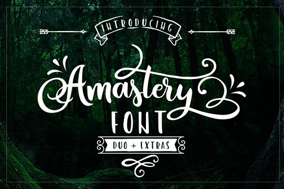 Amastery Font Duo for Editorial Design