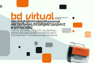 BD Virtual: A Geometric Display Font for Modern Makers