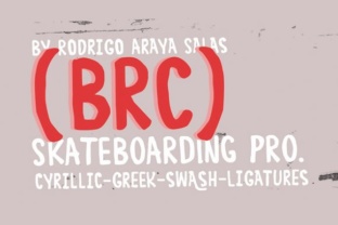 BRC Font Review: A Playful Display Typeface for Bold Designs