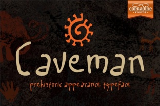 Caveman Family: A Rustic Display Font for Bold Campaigns