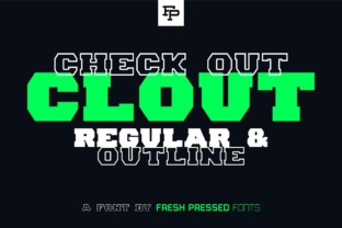 Clout: A Bold Slab Serif Typeface for Editorial Impact