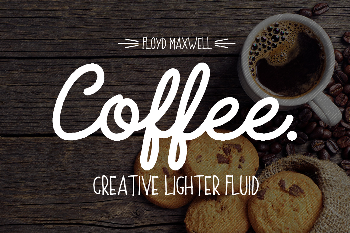 Coffee Font Extras: The Typeface for Warmer Campaigns