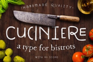 Cuciniere: The Culinary Display Font for Food Branding