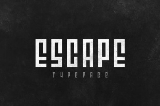 Escape: A Bold Modular Display Font for Campaigns