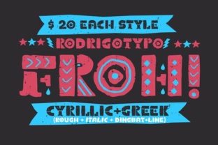 Froh: The Playful Display Font for Bold Campaigns