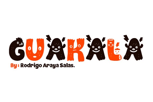 Guakala Pro: A Playful Display Font for Handmade Brands
