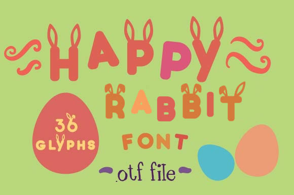 Happy Rabbit: The Ultimate Easter Bunny-Themed Typeface