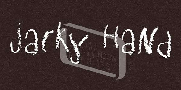 Jacky Hand: A Waxy Display Font for Childlike Editorial Design