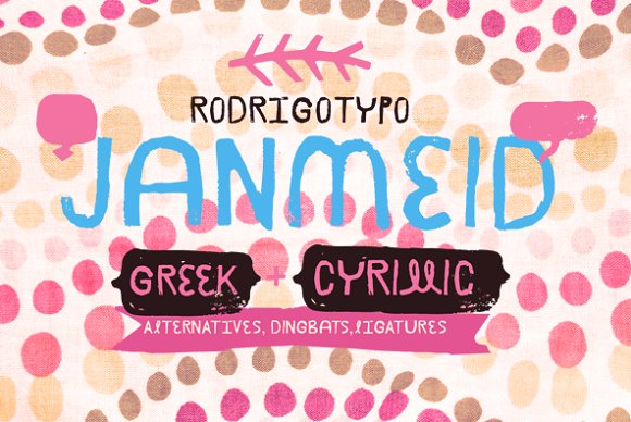 Janmeid: A Handmade Display Font for Unique Branding