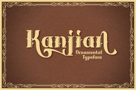 Kanjian: An Ornamental Display Font for Editorial Headlines