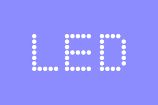 Led Family: A Dotted Display Font for Modern Editorial Design