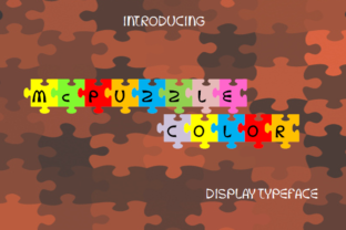 McPuzzle Color: A Vibrant Display Font for Web Design