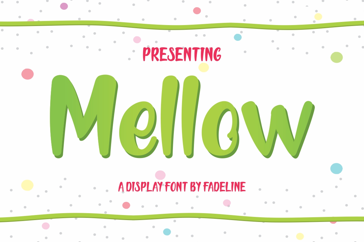 Mellow: The Sweet Display Font for Handmade Brands