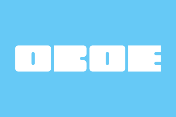 Oboe Family: A Geometric Display Font for Makers