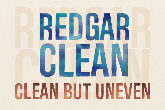 Redgar Clean: A Handdrawn Display Font for Modern Campaigns