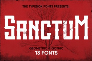 Sanctum Inky Collection: A Neo-Gothic Display Typeface Review