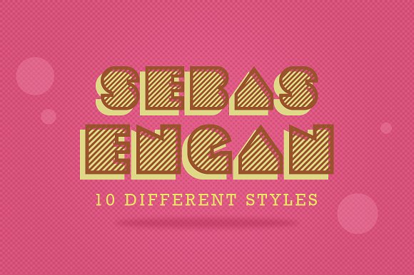 Sebasengan: A Versatile Display Font for Editorial Design