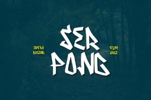 Serpong Font Review: A Bold Graffiti Display for Modern Design