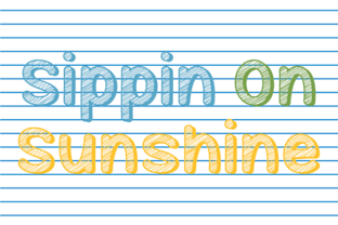 Sippin on Sunshine: A Script Handwritten Font for Web Design