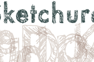 Sketchura: A Gritty Hand-Sketched Display Font for Bold Branding