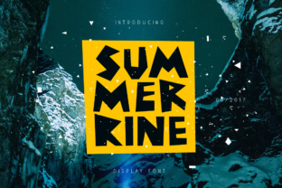 Summerrine: The Geometric Display Font for Bold Branding