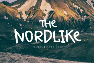 The Nordlike: A Handwritten Display Font for Makers