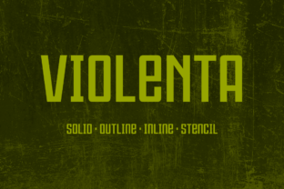 Violenta Family: A Bold Display Typeface for Editorial Impact